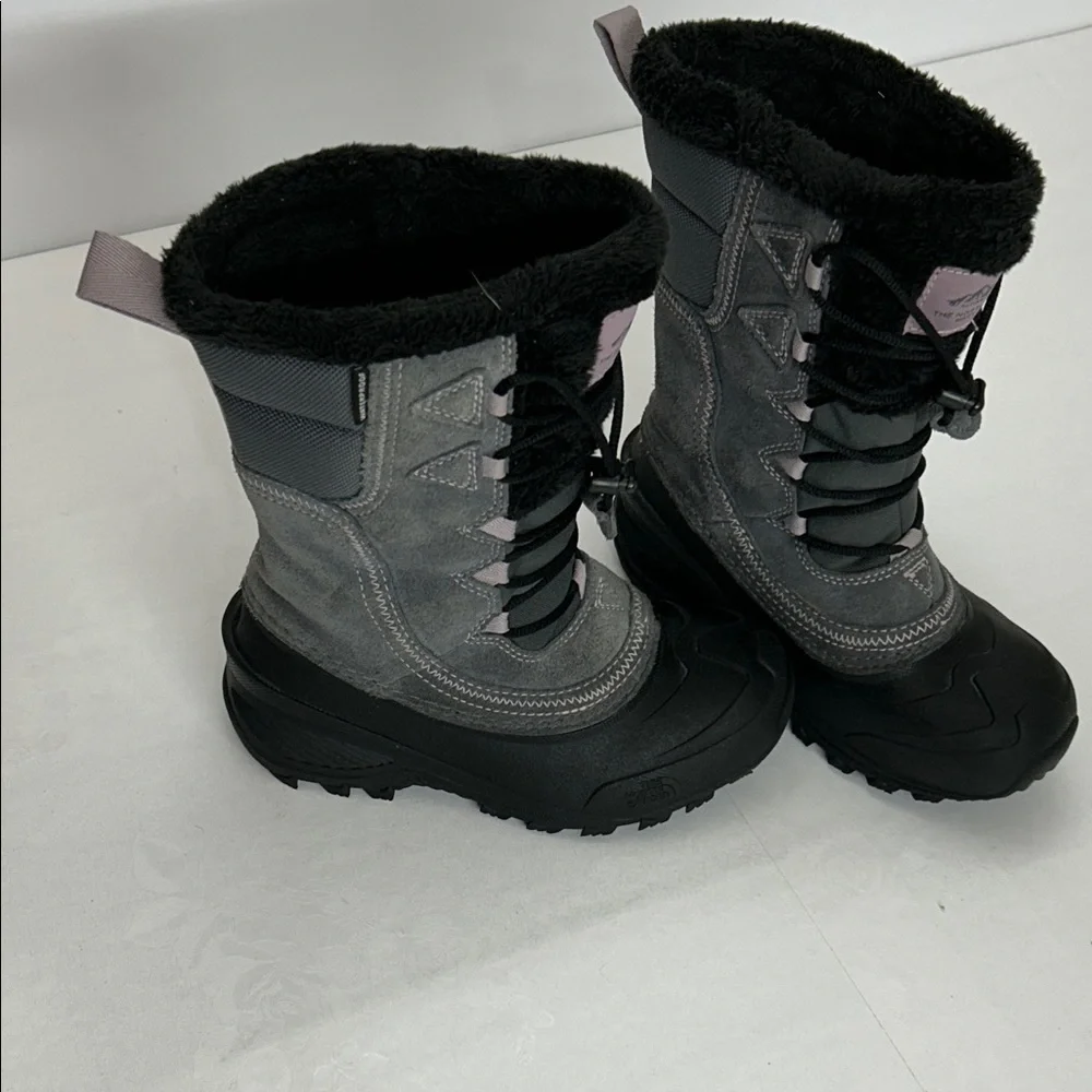 Kids Winter Boots - Black and Gray